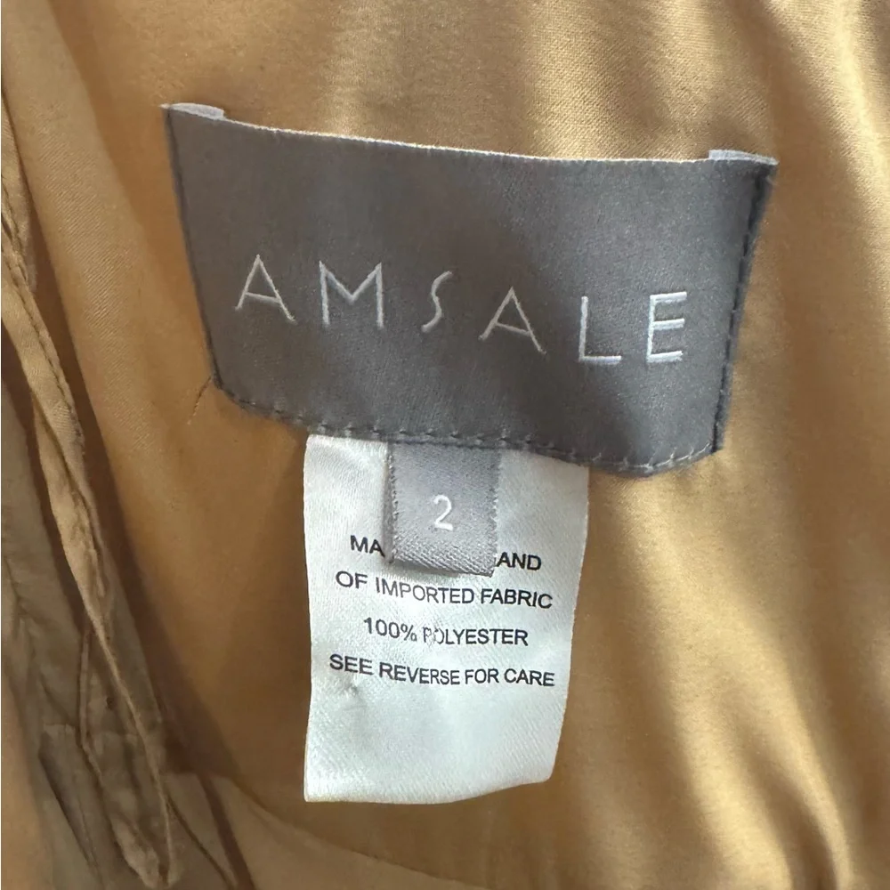 Amsale Fluid Satin Corset Gown - Picture 5 of 6